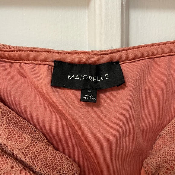 MAJORELLE Lovett Bodysuit in Blush - Picture 5 of 9